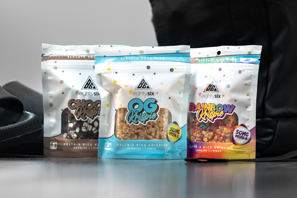 Different delta 8 rice krispie flavors of eighty six brand