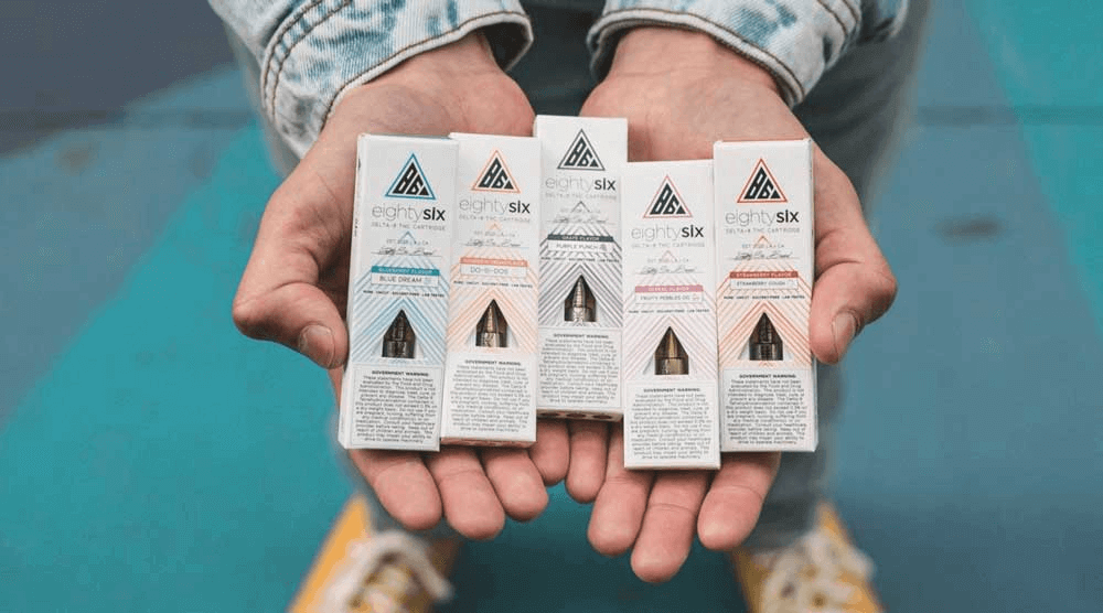 a handful of Eighty Six cartridges