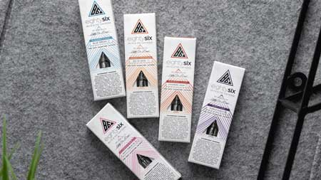 Boxes of Delta-8 cartridges